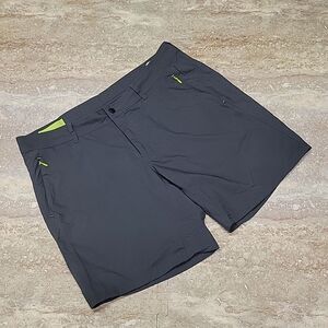 NOVARA MENS WALKING POLY/SPAN SHORTS SIZE LARGE WITH BACK ADJUSTMENTS